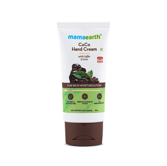 CoCo Hand Cream with Coffee and Cocoa for Rich Moisturization - 50g