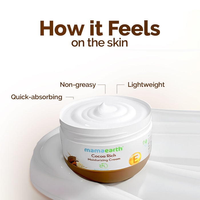 Cocoa Rich Moisturizer with Cocoa Butter & Vitamin E for Deep Nourishment - 200 g