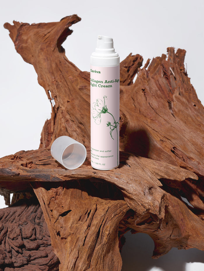Collagen Anti-Age Night Cream | Firming & Hydrating Overnight Face Cream for Fine Lines | Ecocert COSMOS Natural | 50 ml