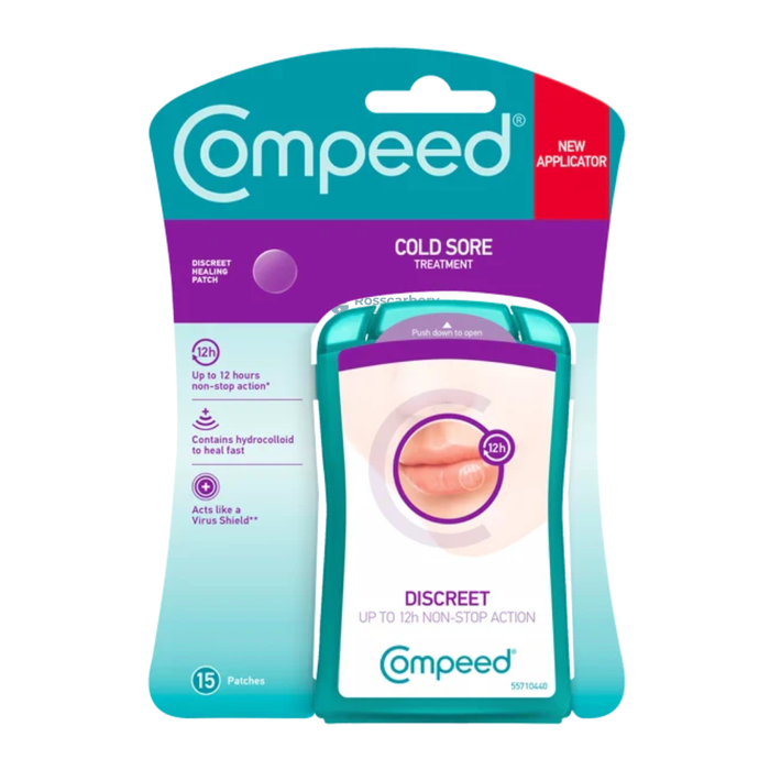 Compeed Cold Sore Treatment Discreet Patches - 15 patches