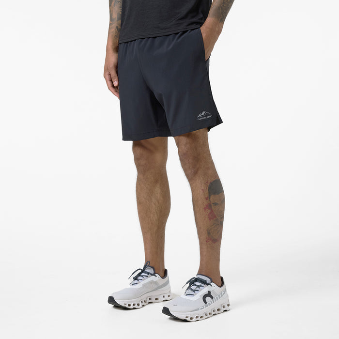 Men's  Black Core Performance 6" Short  Closure London  Front View