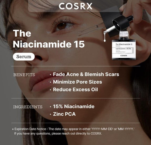 COSRX 15% Niacinamide Face Serum 20ml / 0.67 fl. oz.