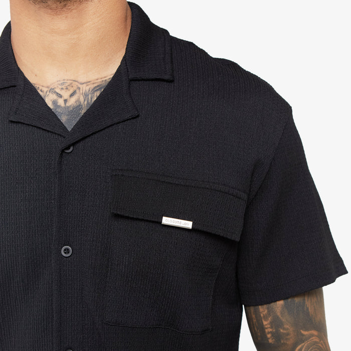Crinkle Shirt | Black