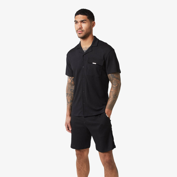 Crinkle Shirt | Black