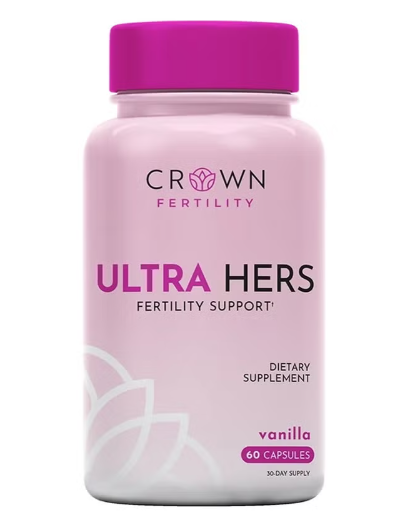 Crown Fertility Ultra Hers – Female Fertility Support Capsules, Pack of 60's Crown Fertility