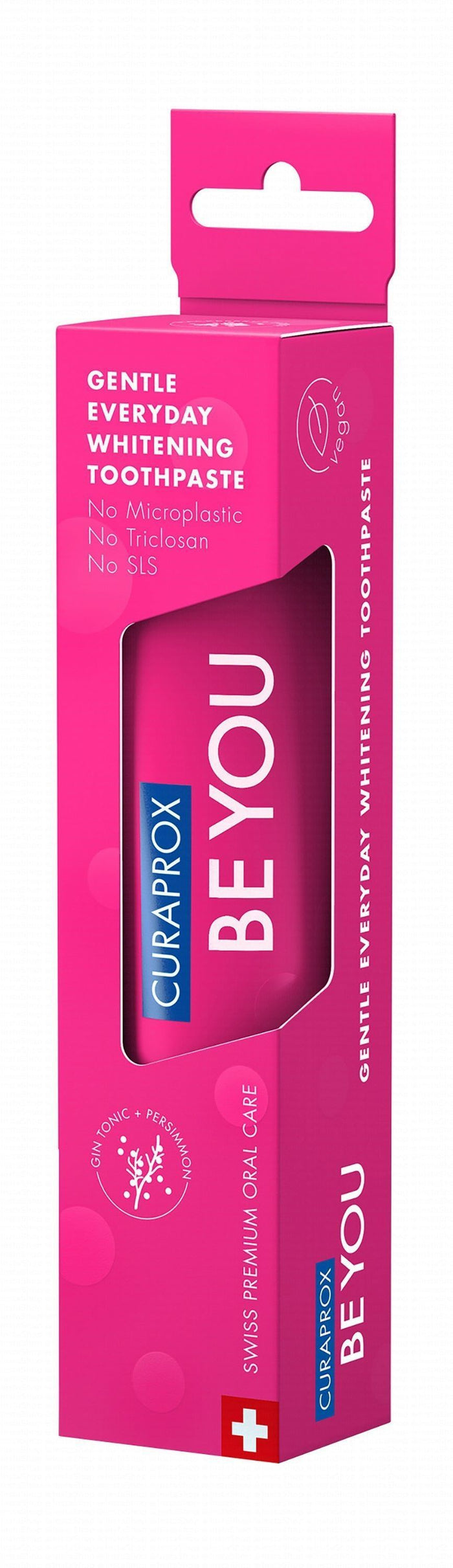 Curaprox Be You Red Whitening Toothpaste Gin Tonic & Persimmon Flavor, 60ml - Makkah Pharmacy
