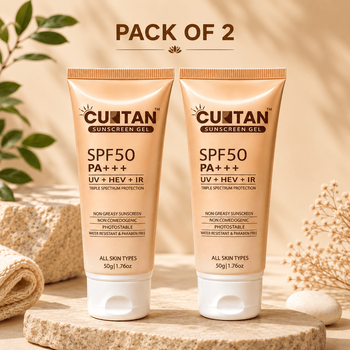 Curtan Sunscreen Gel SPF 50 PA+++ - Cosmosentials