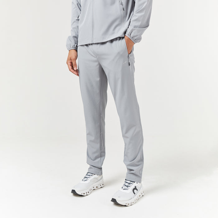 Men's  Mid Grey Cut & Sew Training Pant  Closure London  Front View