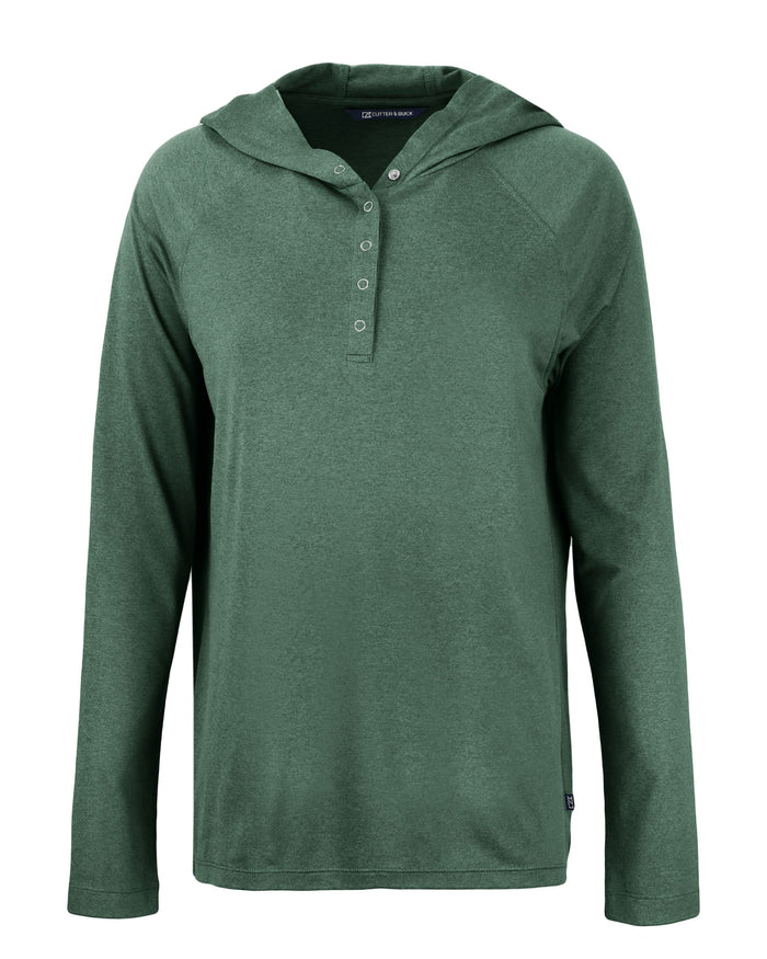 Cutter & Buck Coastline Epic Comfort Eco Recycled Women's Hooded Shirt