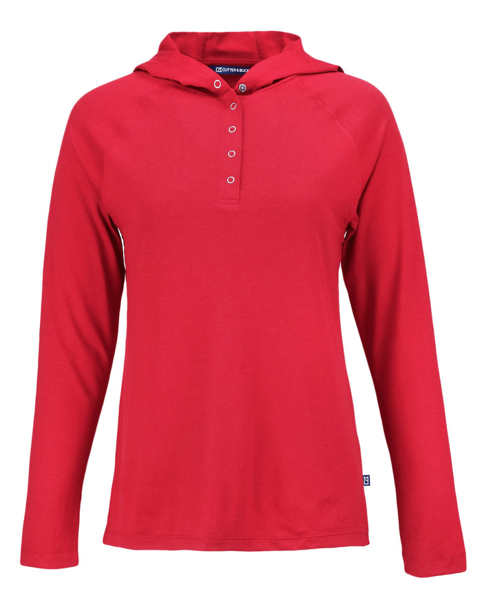 Cutter & Buck Coastline Epic Comfort Eco Recycled Women's Hooded Shirt