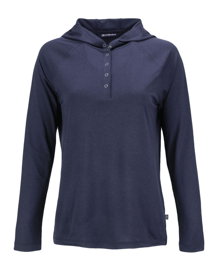 Cutter & Buck Coastline Epic Comfort Eco Recycled Women's Hooded Shirt