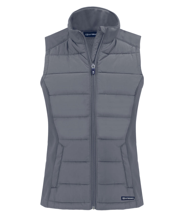 Cutter & Buck Evoke Hybrid Eco Softshell Recycled Women's Full Zip Vest