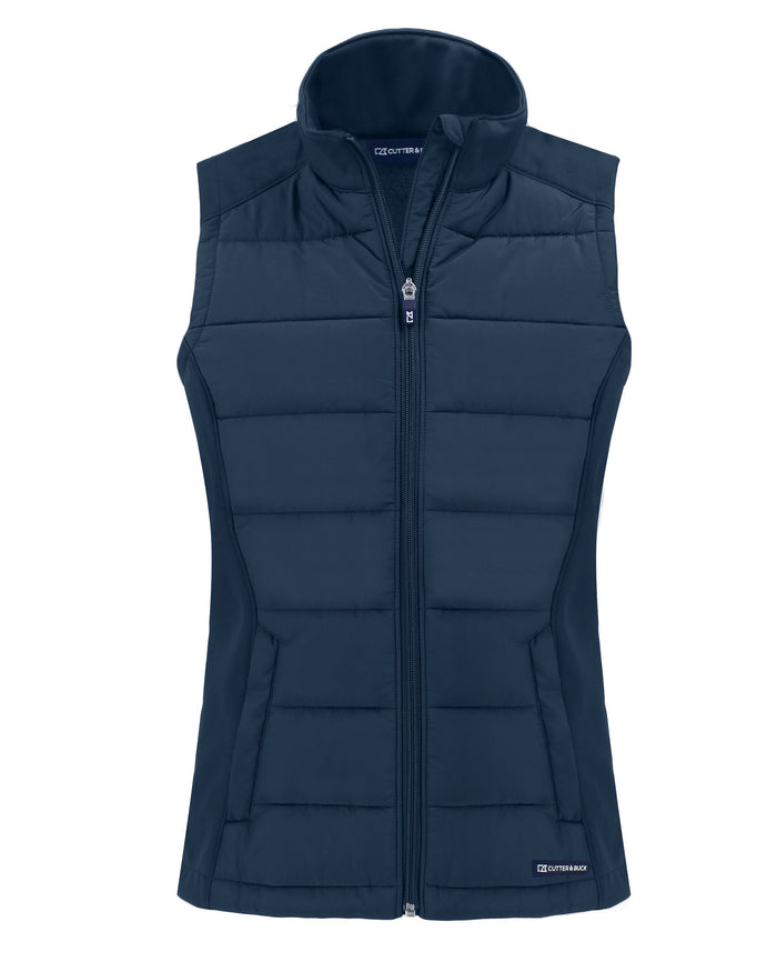 Cutter & Buck Evoke Hybrid Eco Softshell Recycled Women's Full Zip Vest