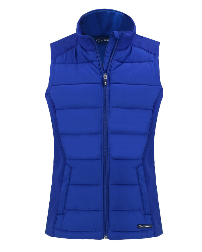 Cutter & Buck Evoke Hybrid Eco Softshell Recycled Women's Full Zip Vest