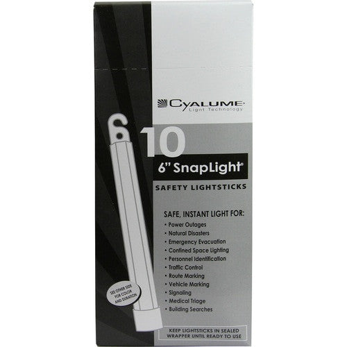 Cyalume 6" Light Sticks, packaging