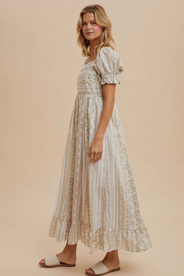 Dalia Floral Cotton Maxi Dress