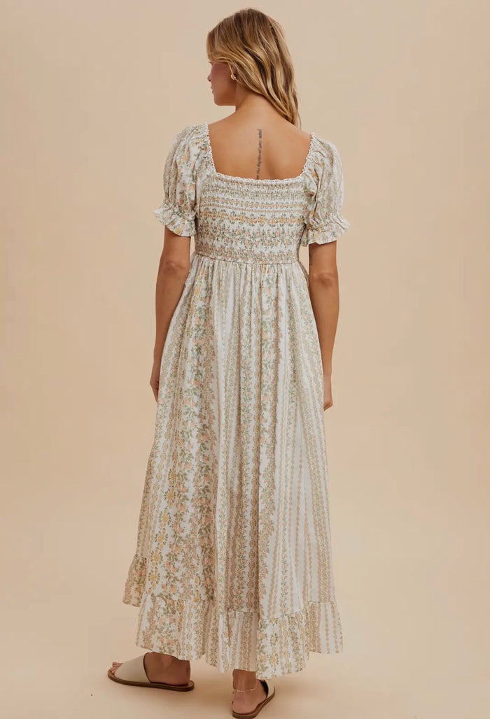 Dalia Floral Cotton Maxi Dress