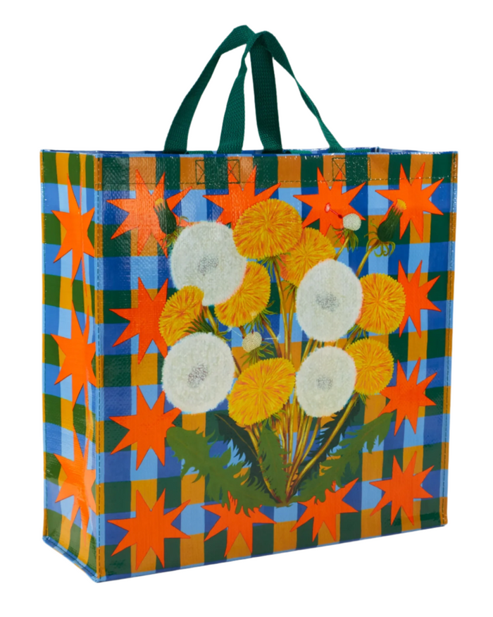 Dandelion pop shopper tote by Blue Q sold by Le Monkey House
