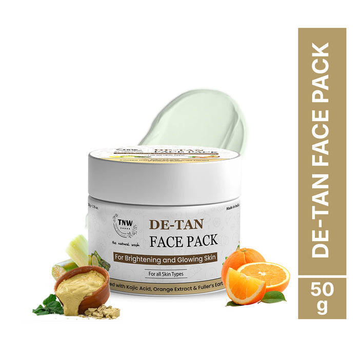 DE-Tan Face Pack for Glowing & Radiant Skin (Basket)