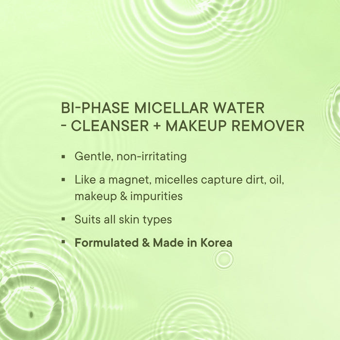 Deep Pore Cleansing Micellar Water with Cica Herb Repair - 145 ML (Bonus)