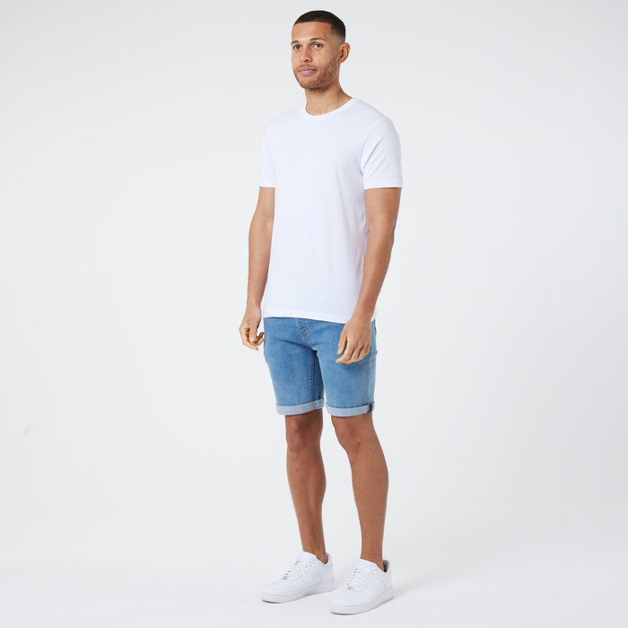 Denim Short | Light Blue Wash