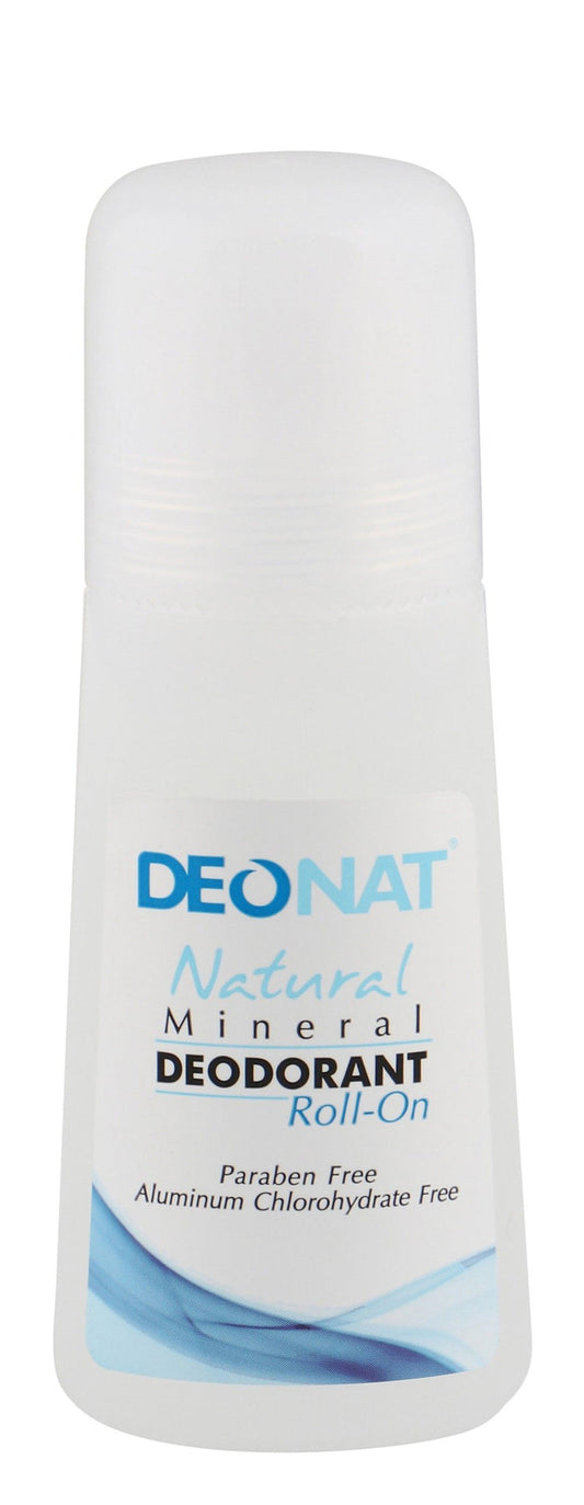 Deonat Mineral Deodorant Roll-On Natural Scent, 65ml - Makkah Pharmacy