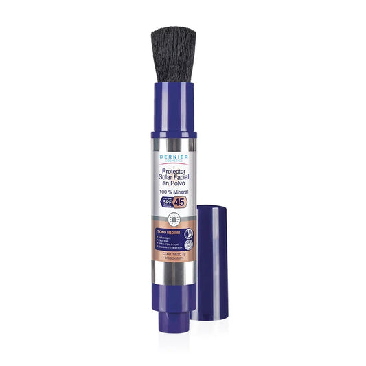 Dernier Protector Solar Facial en Polvo - Tono Medium
