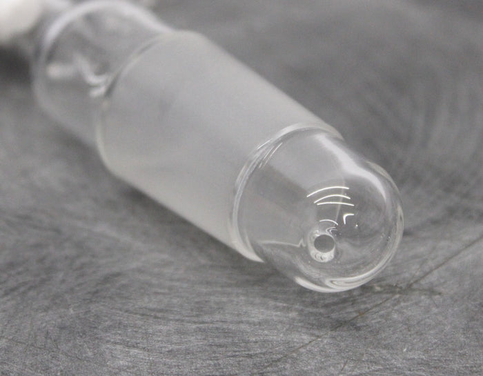 Dessicator Boroscilicate Glass Valve Stopcock 24/29 with 1 Inch Hose Barb