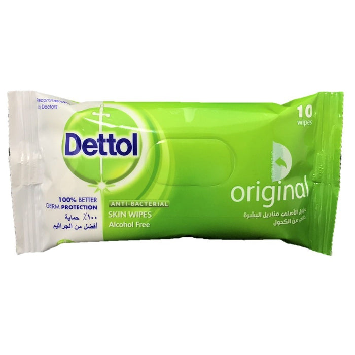 Dettol Anti-Bacterial Wipes 10'S
