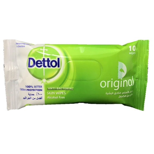 Dettol Anti-Bacterial Wipes 10'S