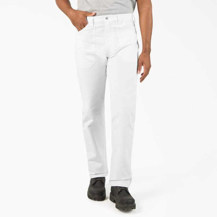 Dickies Men's Flex Utility Cotton Painter Pant Pants Dickies White 29 30 Inseam