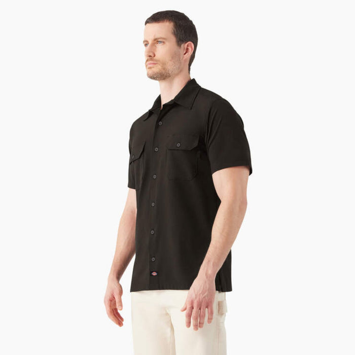 Dickies Men's Performance Button-Down Short Sleeve Work Shirt Work Shirts Dickies