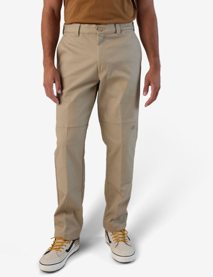 Dickies Men's Pro Series Double-Front Relaxed Fit Tapered Work Pant Pants Dickies Desert Sand 29 30 Inseam