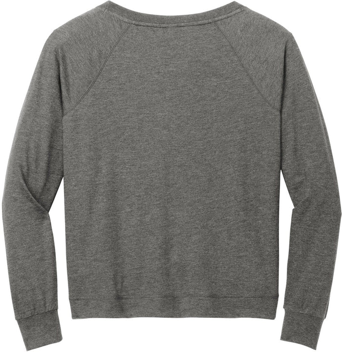 no-logo District Ladies Featherweight French Terry Long Sleeve Crewneck-Coming soon-District-Thread Logic