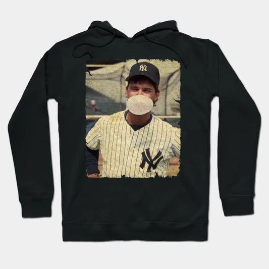 Don Mattingly (Donnie Baseball) In New York Yankees Hoodie
