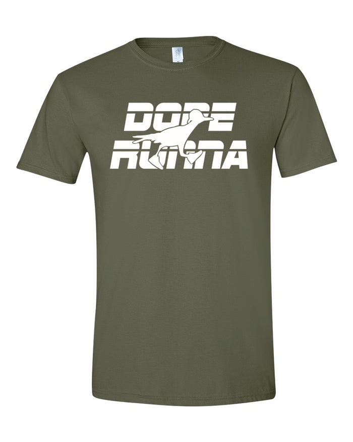 DOPE RUNNA "DA CITY" T-SHIRT - Army Green X White