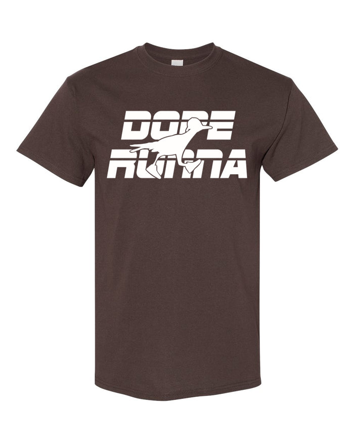 DOPE RUNNA "DA CITY" T-SHIRT - Chocolate X White