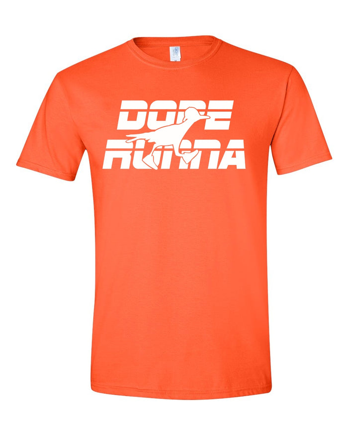 DOPE RUNNA "DA CITY" T-SHIRT - Orange X White
