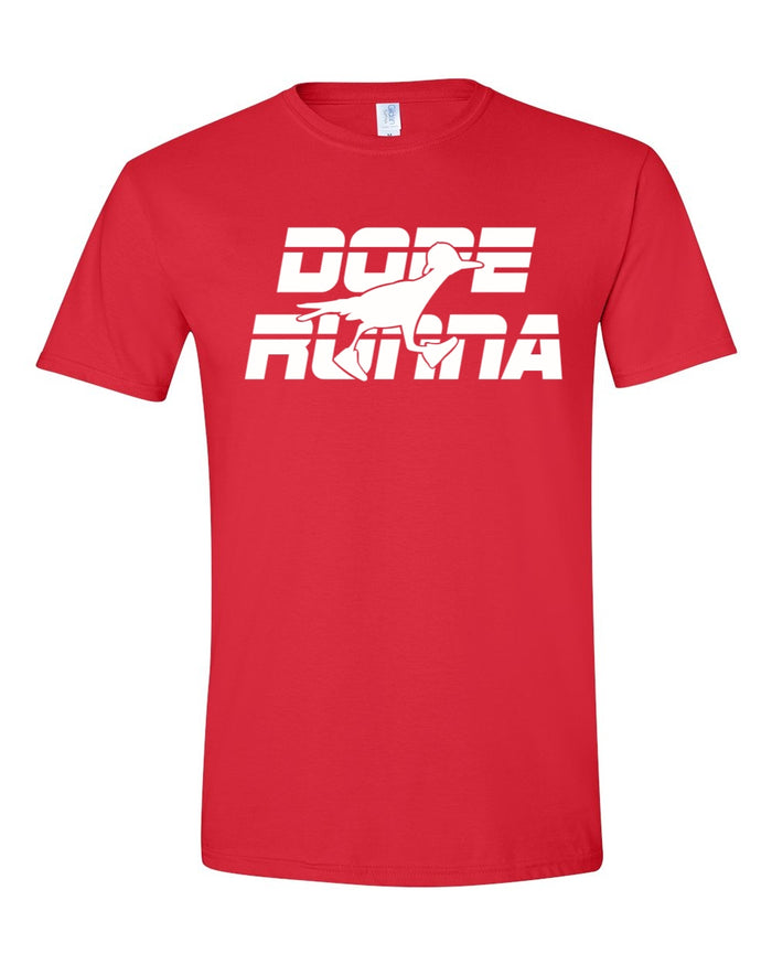 DOPE RUNNA "DA CITY" T-SHIRT - Red X White