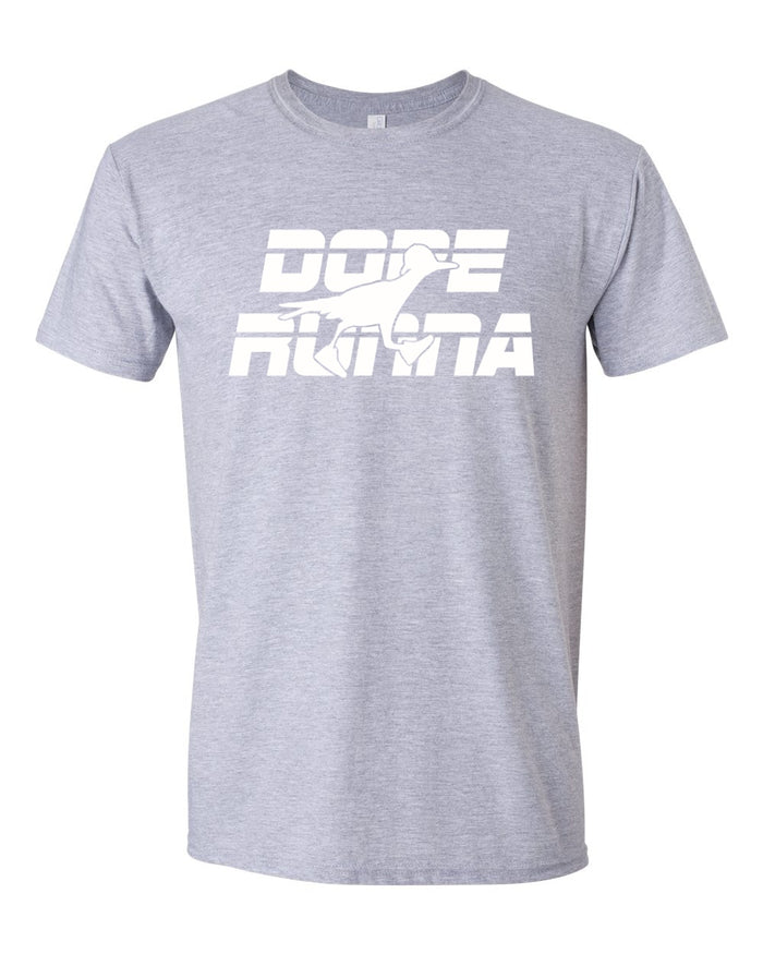 DOPE RUNNA "DA CITY" T-SHIRT - Sport Grey X White