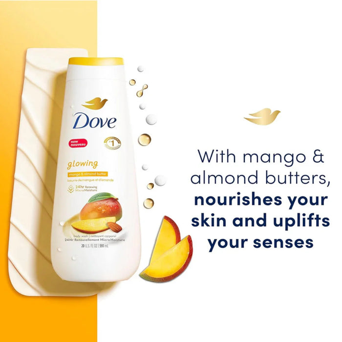 DOVEDove Glowing Mango & Almond Butter Body Wash 591mlMood Arabia