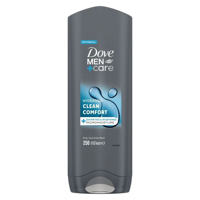 Dove Men+Care Body & Face Wash Clean Comfort 250ml