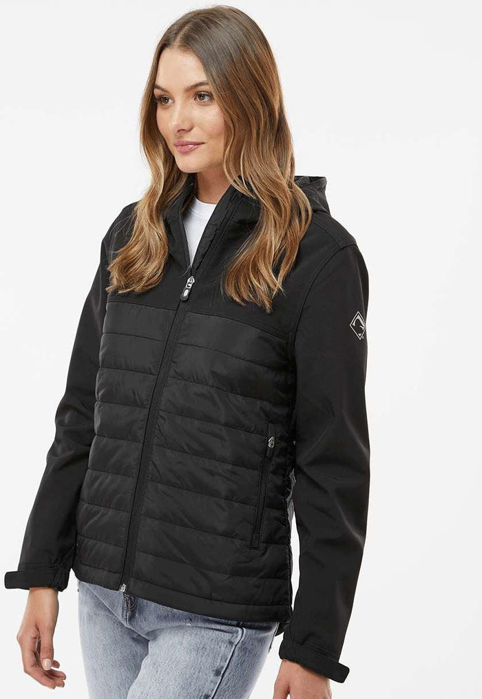no-logo DRI Duck Ladies Vista Soft Shell Puffer Jacket-Outerwear-DRI DUCK-Thread Logic