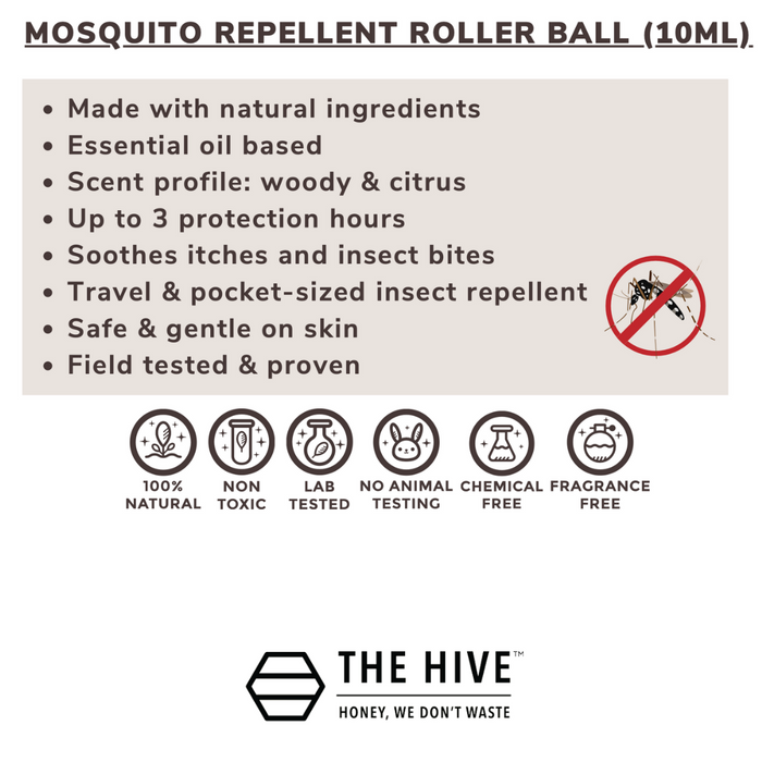 DTAPIR Mosquito Repellent Roller Ball (10ml)