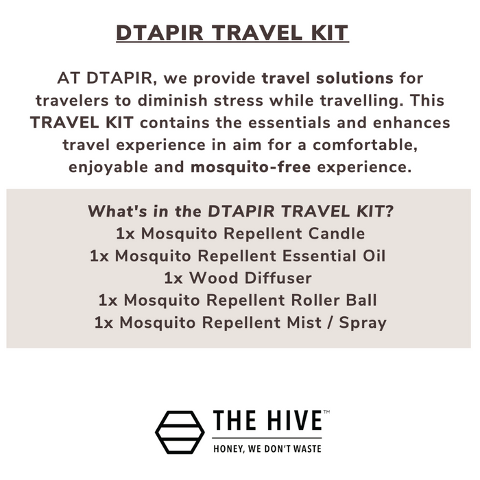 DTAPIR Mosquito Repellent Travel Kit (GREEN BAG)