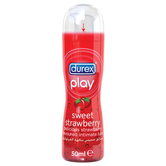 Durex Play Lubricant Gel, Saucy Strawberry - 50 Ml