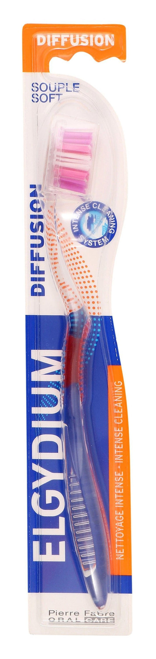 Elgydium Diffusion Red Soft Toothbrush, 1 Piece - Makkah Pharmacy