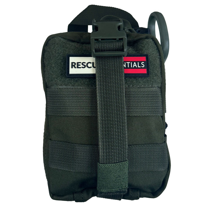 EMT Rip-Away Lite Operator Kit by rescue essentials in OD green color front view