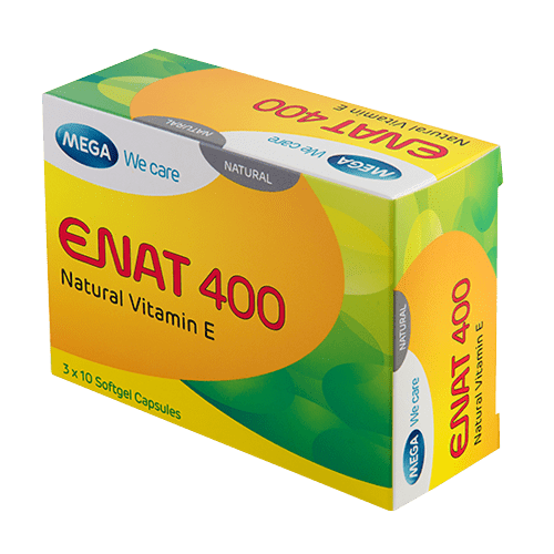 Enat 400IU Vitamin E Capsules, 30S