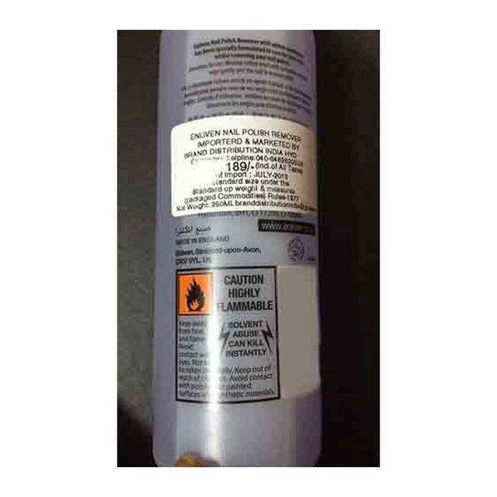 Enliven Active Conditioning Nail Polish Remover 250ml - Makkah Pharmacy